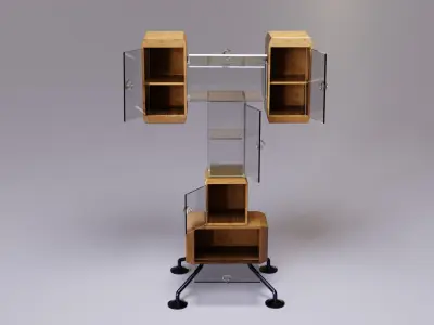 T Book console 3D model