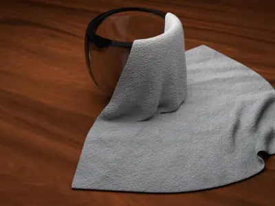 Cloth Bowl  Low-poly 3D model