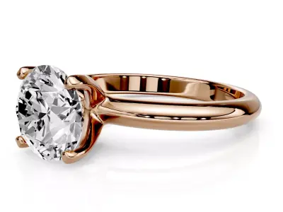  Engagement ring Corina 1-50ct 3D print model