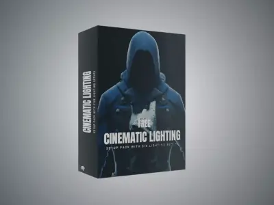 Cinematic lighting asset pack Free 3D model