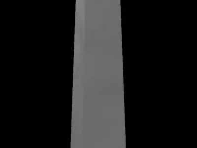 Tombstone - Obelisk Low-poly 3D model