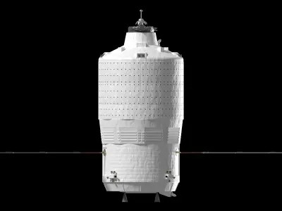 Automated Transfer Vehicle spacecraft 3D model