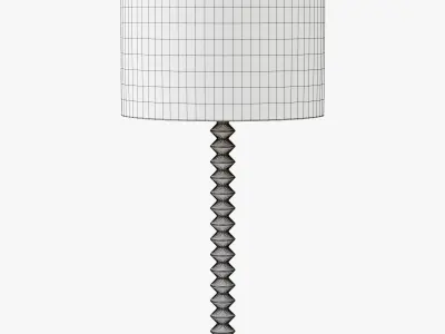 Candlestick Table Lamp 3D model