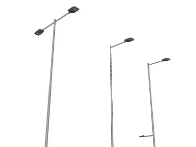 Lamp Post - Light Pole - Light Post - Street Light - Group 14 3D model