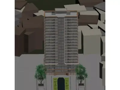 Modern High-end Residences 3D model