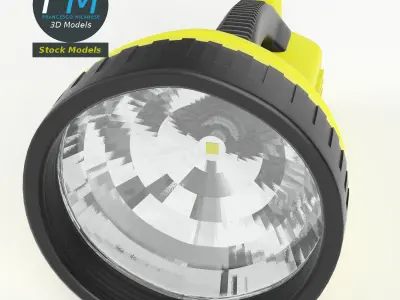 High power torch 3D model