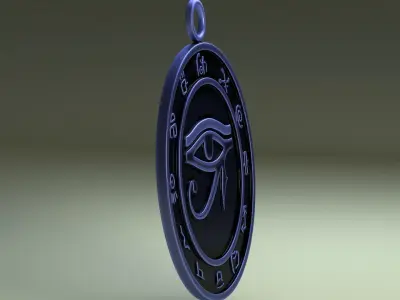 Talisman Eye of Ra  3D print model