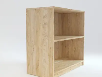 Wooden Cabinet 5 3D model