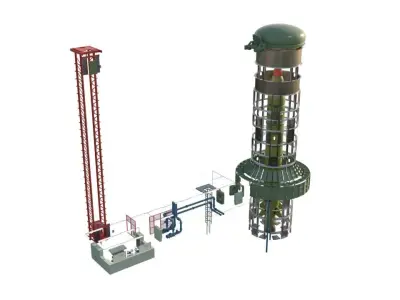 underground missile 3D model