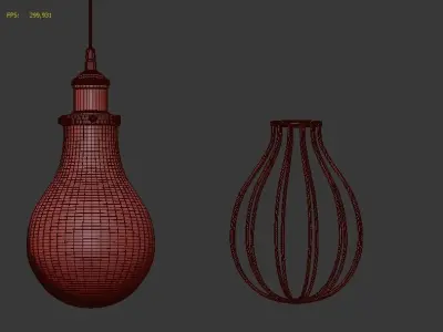Romatti Bulbs Pendant 3D model