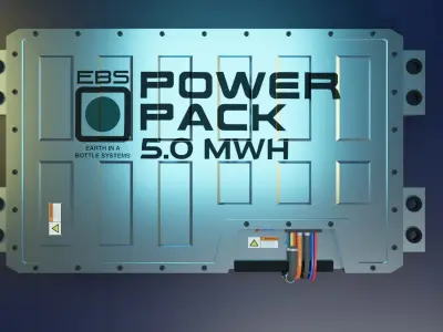 Battery Power Pack for Mars Rover 3D model