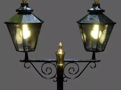 old street light 3D model