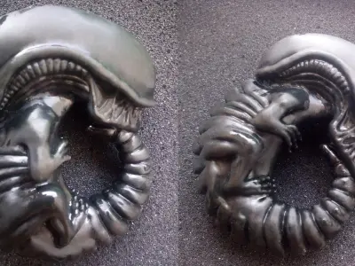 Xenomorph Alien Embryo 3D print model
