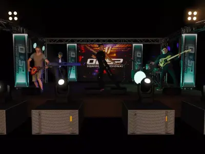 Para bandas Depence r2 3D model