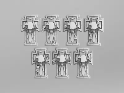 Raptor Power Shields 40k Version 1 3D print model