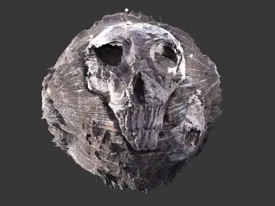 Nordor Dark Moon sculpture 3D model