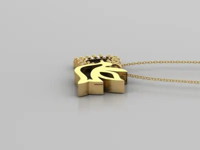 Pendant P078 3D Print Model 3D print model