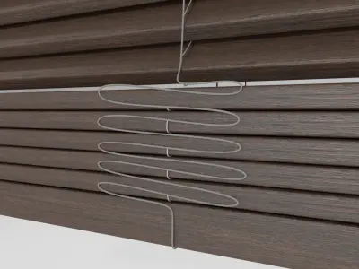 Wooden Blinds 3D model