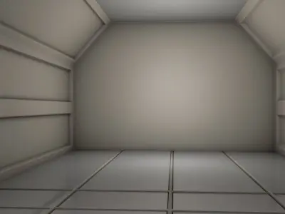 Sci Fi Room Low-poly 3D model purchase