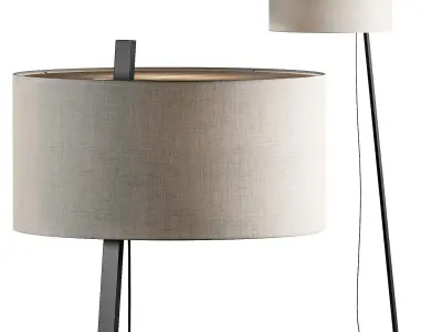 Alma Light Pica Floor Lamp 3D model