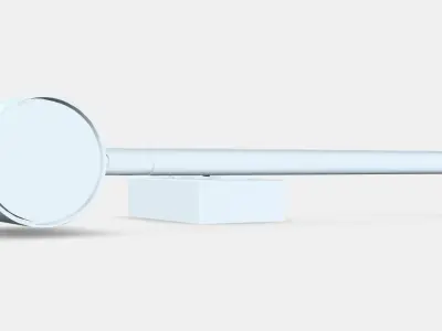 NYMANE Wall lamp with swivel arm Low-poly 3D model