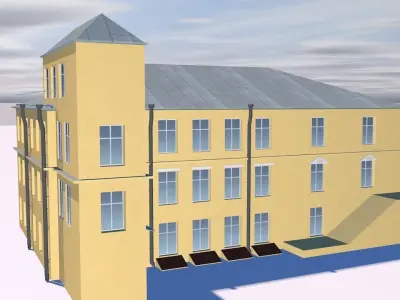 Urban house 3D model