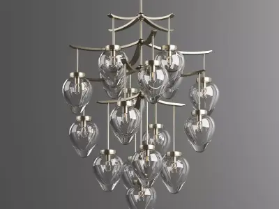 Ceiling light 3D model 41