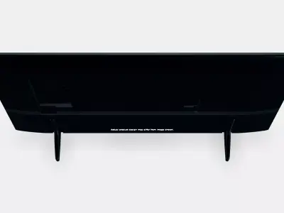 43 Samsung QE43Q60C Low-poly 3D model