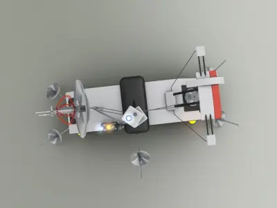 Skyway Condition Weather Station 3D model