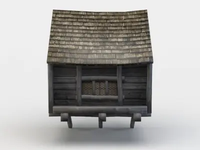 House oriel Low-poly 3D model
