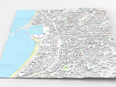 Cityscape Cannes France  3D model