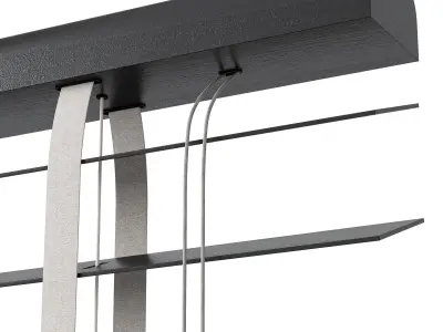 Wooden blinds Set 26 3D model