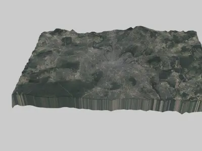MOSCOW City  Low-poly 3D model