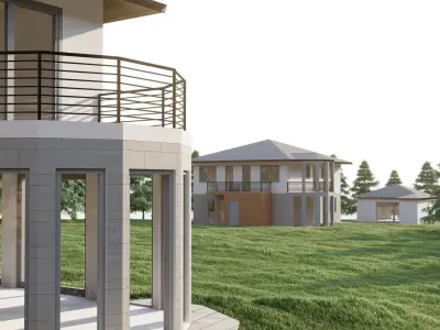 House Complex 01 3D model