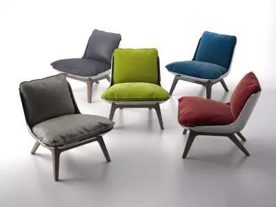 Houston lounge chair 3D model