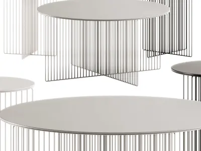 Accursio Round Coffee Table by La Cividina 3D model