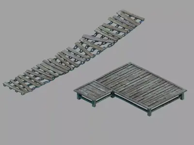 Palace Entrance - Pier 3D model