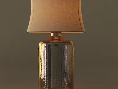 Pottery Barn  Clift Glass Table Lamp Base - Espresso 3D model
