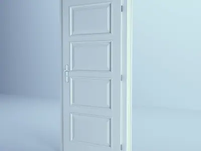 White Door 8 3D model