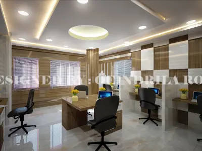 OFFICE INTERIOR WORK  3D model