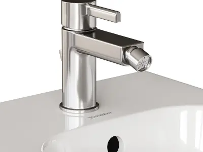 Duravit HAPPY D2 WC Full Set 3D model