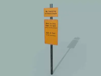 Sign Post 3D model