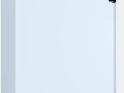 BESTA Shelf unit with glass door 25 Low-poly 3D model