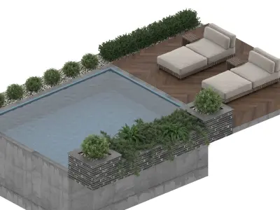 Swimming Pool 5 3D model