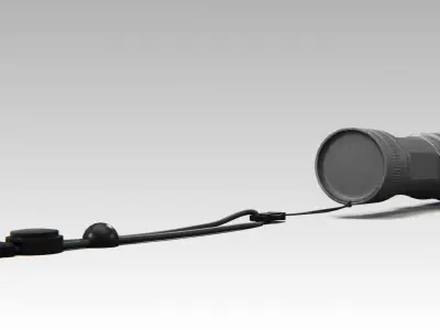 Flashlight 01 PBR Low-poly 3D model