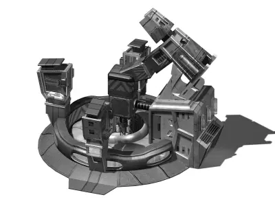 Machinery - Spacecraft - Functional Objects 020 3D model