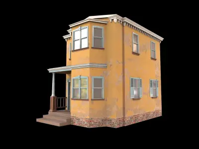 house  Low-poly 3D model get