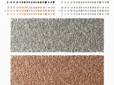 Pebble river low n11 3D model