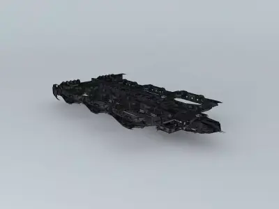 Infinity Class Fleet Tender TF87-A 3D model