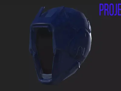 Project 1 - Blue Ice  Low-poly 3D model